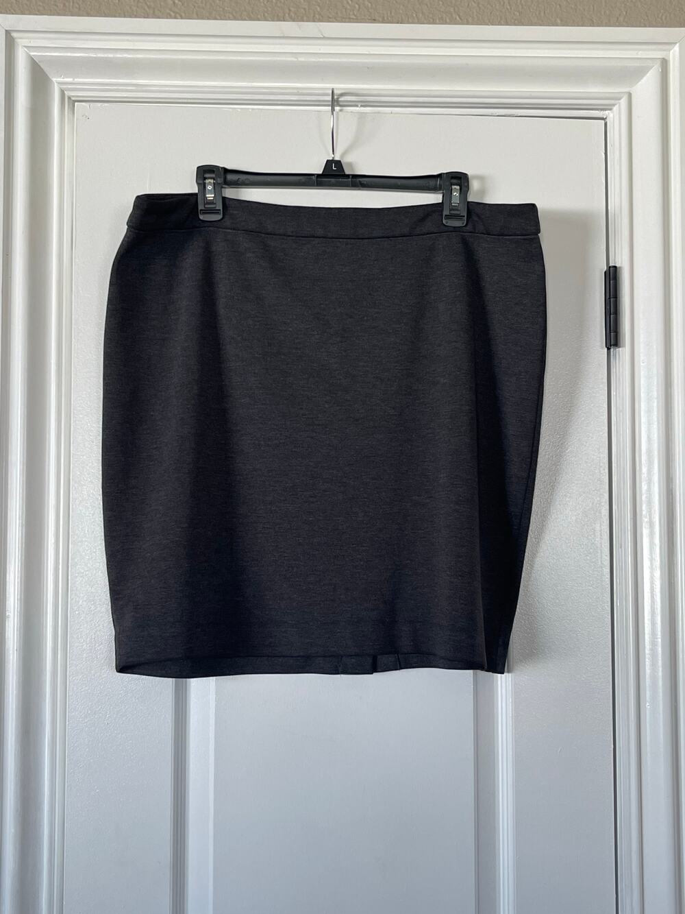 Gray Halogen Pencil Skirt Plus Size 16